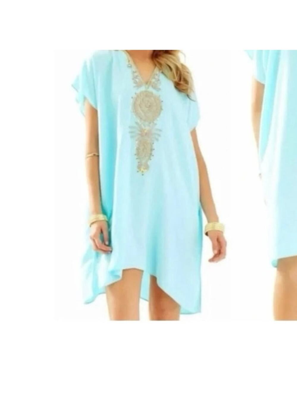 Lilly Pulitzer Chai Beaded Swim Cover Up S/M